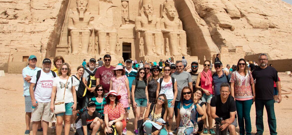como é viajar em grupo para o Egito