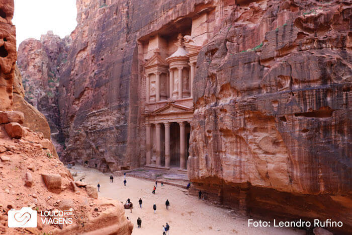 ruínas de petra jordânia 7 maravilhas